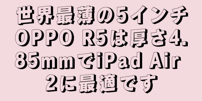 世界最薄の5インチOPPO R5は厚さ4.85mmでiPad Air 2に最適です