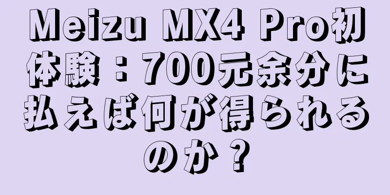Meizu MX4 Pro初体験：700元余分に払えば何が得られるのか？