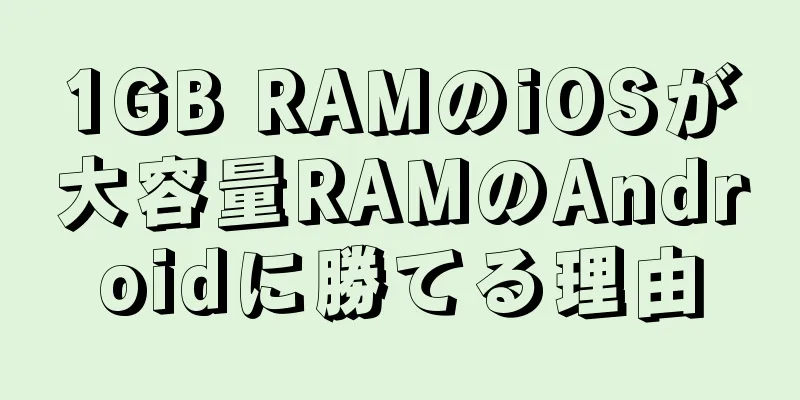 1GB RAMのiOSが大容量RAMのAndroidに勝てる理由