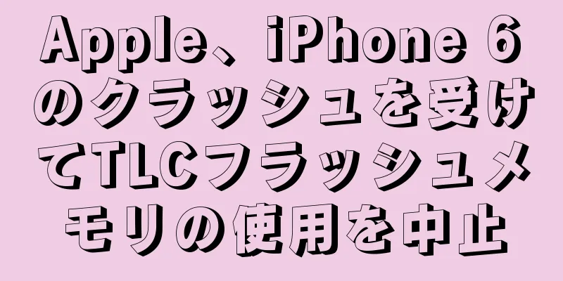 Apple、iPhone 6のクラッシュを受けてTLCフラッシュメモリの使用を中止