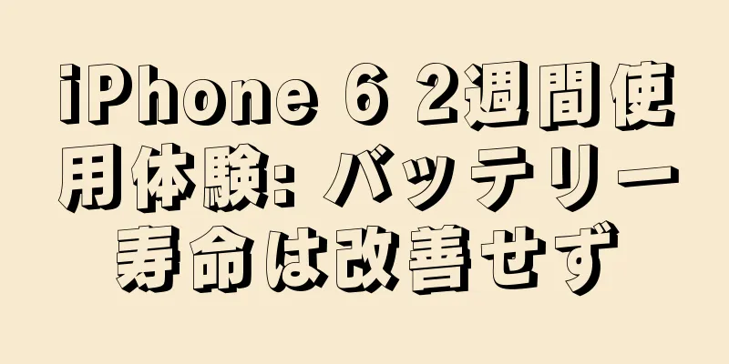 iPhone 6 2週間使用体験: バッテリー寿命は改善せず