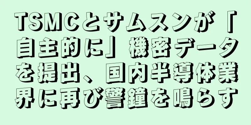 TSMCとサムスンが「自主的に」機密データを提出、国内半導体業界に再び警鐘を鳴らす