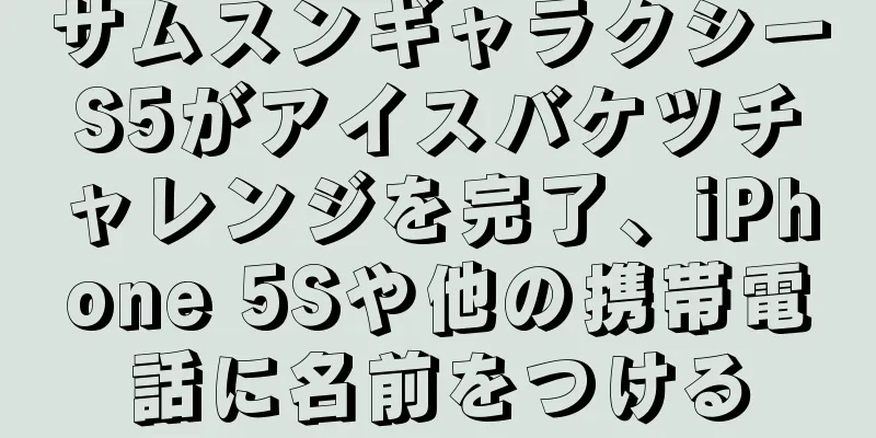 サムスンギャラクシーS5がアイスバケツチャレンジを完了、iPhone 5Sや他の携帯電話に名前をつける