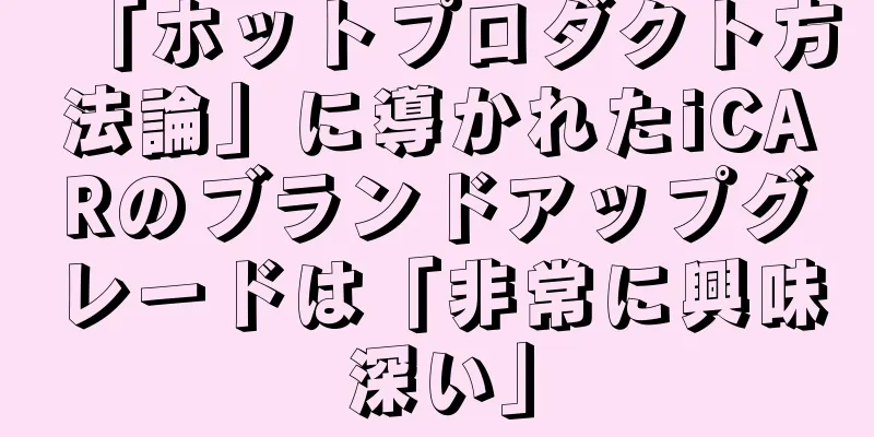 「ホットプロダクト方法論」に導かれたiCARのブランドアップグレードは「非常に興味深い」