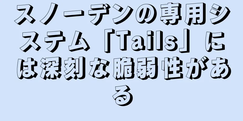スノーデンの専用システム「Tails」には深刻な脆弱性がある
