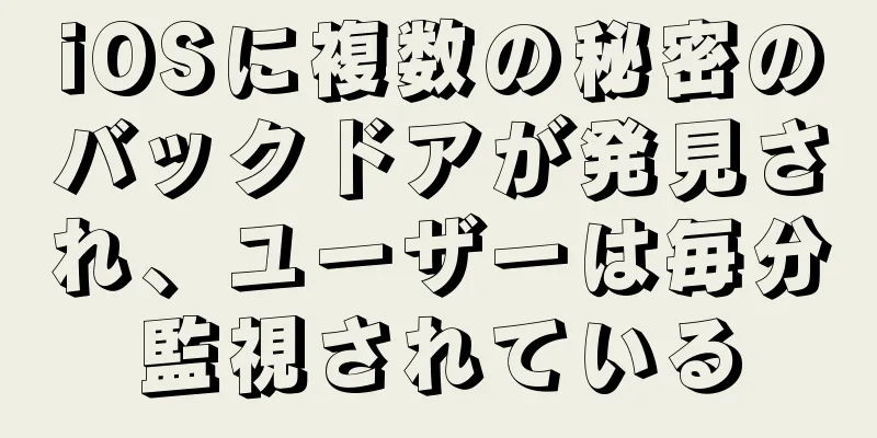 iOSに複数の秘密のバックドアが発見され、ユーザーは毎分監視されている