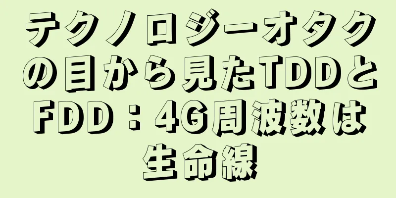 テクノロジーオタクの目から見たTDDとFDD：4G周波数は生命線