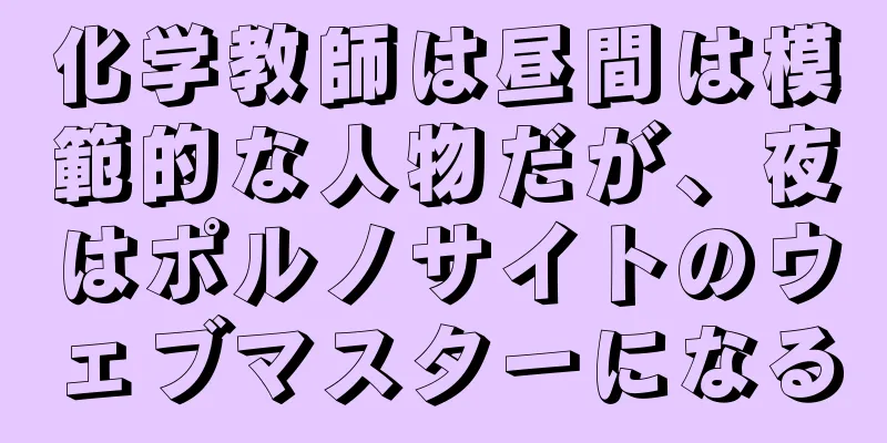 化学教師は昼間は模範的な人物だが、夜はポルノサイトのウェブマスターになる