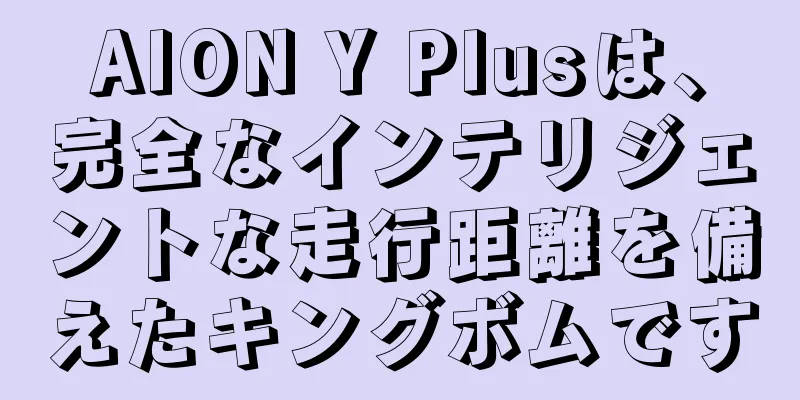 AION Y Plusは、完全なインテリジェントな走行距離を備えたキングボムです