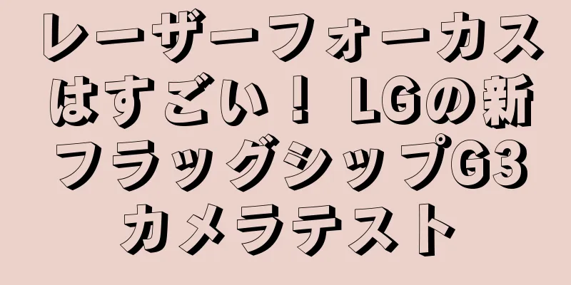 レーザーフォーカスはすごい！ LGの新フラッグシップG3カメラテスト