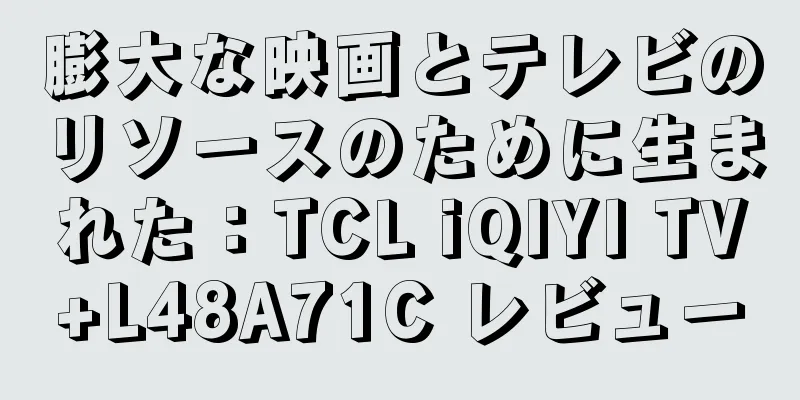 膨大な映画とテレビのリソースのために生まれた：TCL iQIYI TV+L48A71C レビュー