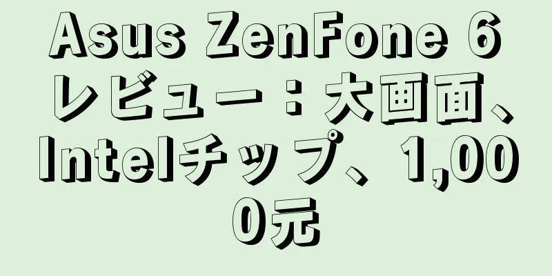 Asus ZenFone 6レビュー：大画面、Intelチップ、1,000元