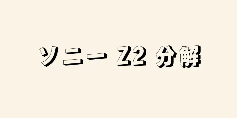 ソニー Z2 分解