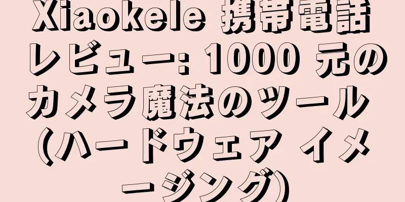 Xiaokele 携帯電話レビュー: 1000 元のカメラ魔法のツール (ハードウェア イメージング)