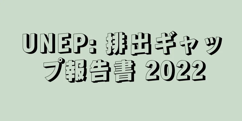UNEP: 排出ギャップ報告書 2022
