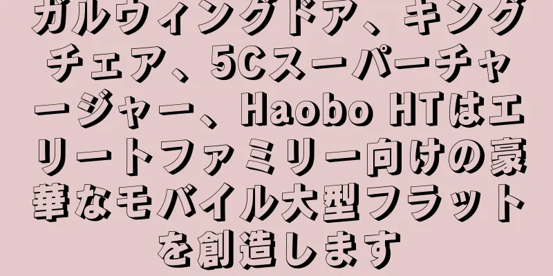 ガルウィングドア、キングチェア、5Cスーパーチャージャー、Haobo HTはエリートファミリー向けの豪華なモバイル大型フラットを創造します