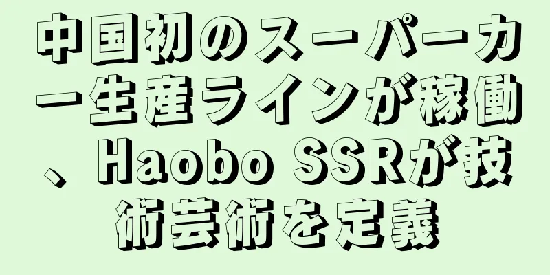 中国初のスーパーカー生産ラインが稼働、Haobo SSRが技術芸術を定義