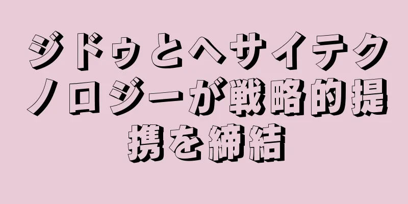 ジドゥとヘサイテクノロジーが戦略的提携を締結