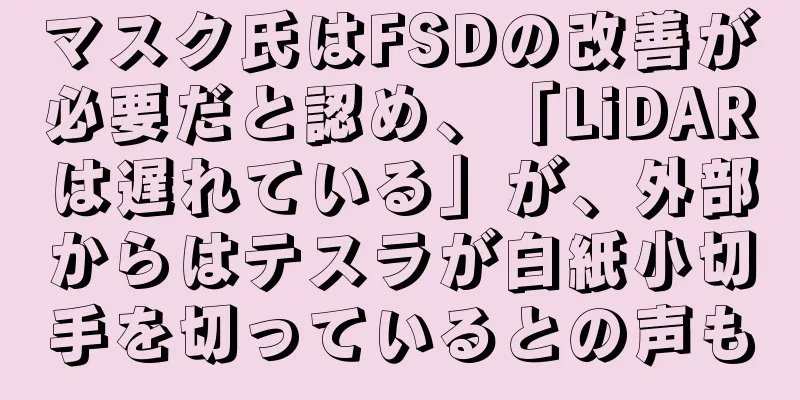 マスク氏はFSDの改善が必要だと認め、「LiDARは遅れている」が、外部からはテスラが白紙小切手を切っているとの声も