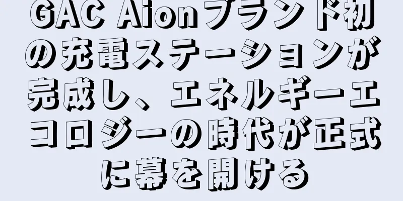 GAC Aionブランド初の充電ステーションが完成し、エネルギーエコロジーの時代が正式に幕を開ける