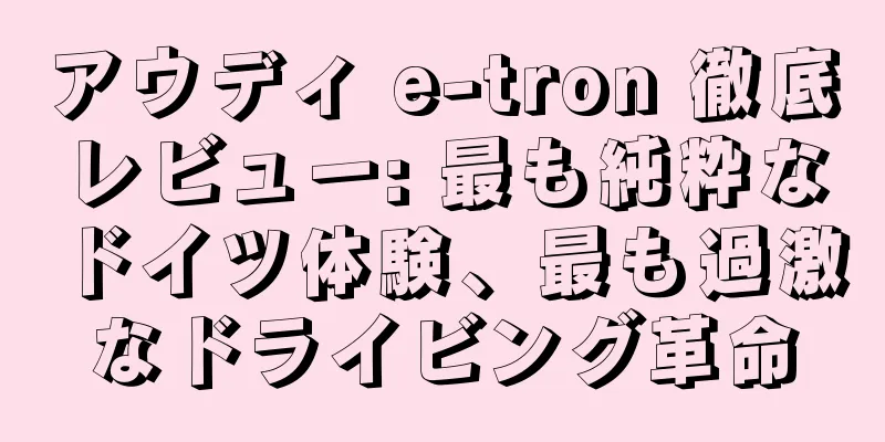 アウディ e-tron 徹底レビュー: 最も純粋なドイツ体験、最も過激なドライビング革命
