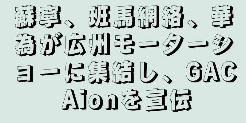 蘇寧、班馬網絡、華為が広州モーターショーに集結し、GAC Aionを宣伝