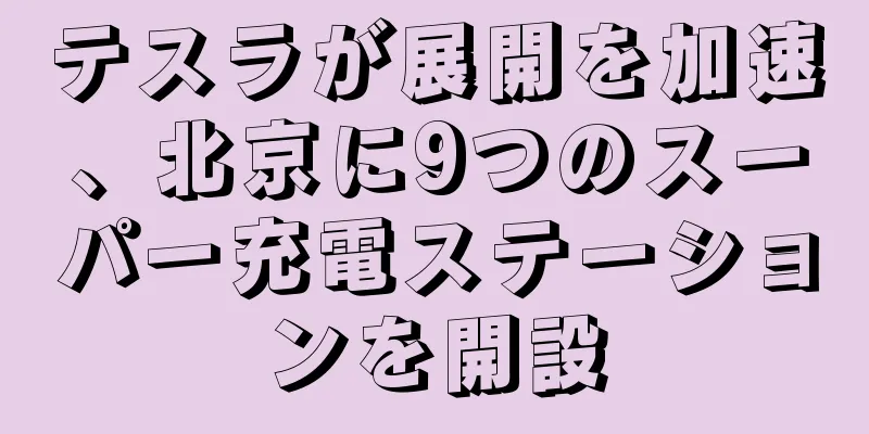 テスラが展開を加速、北京に9つのスーパー充電ステーションを開設