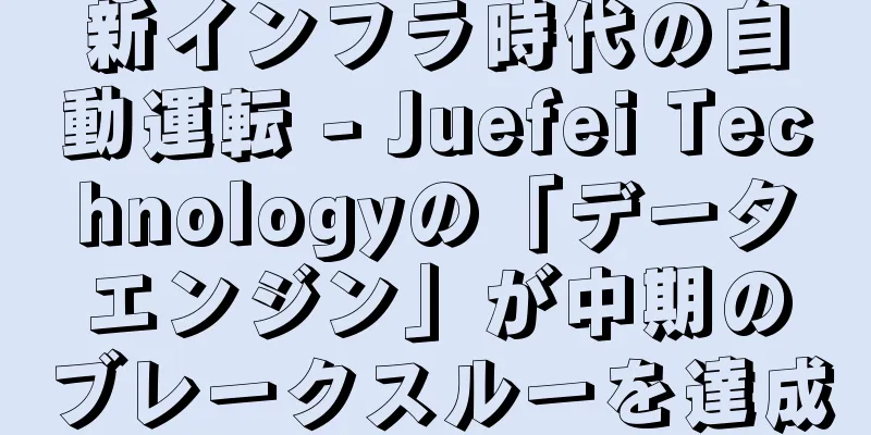 新インフラ時代の自動運転 - Juefei Technologyの「データエンジン」が中期のブレークスルーを達成