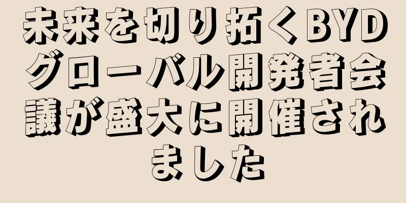 未来を切り拓くBYDグローバル開発者会議が盛大に開催されました