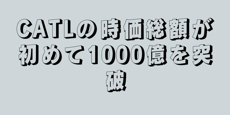 CATLの時価総額が初めて1000億を突破