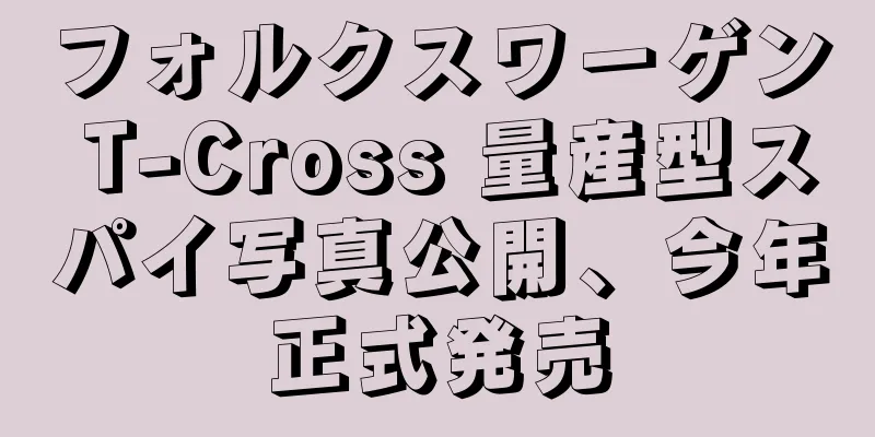 フォルクスワーゲン T-Cross 量産型スパイ写真公開、今年正式発売