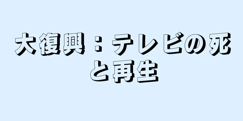 大復興：テレビの死と再生