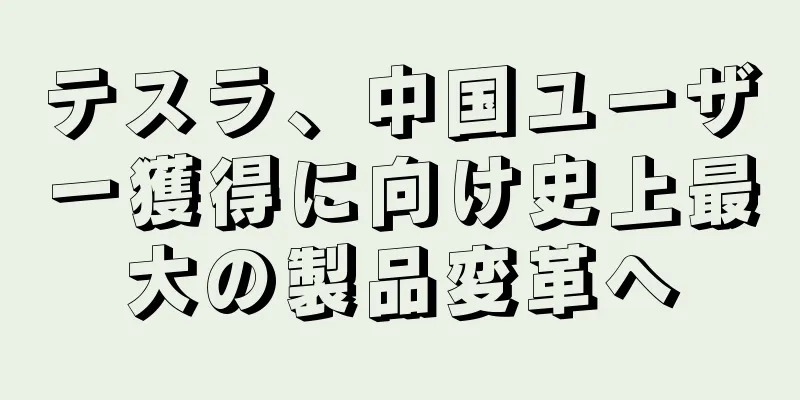 テスラ、中国ユーザー獲得に向け史上最大の製品変革へ