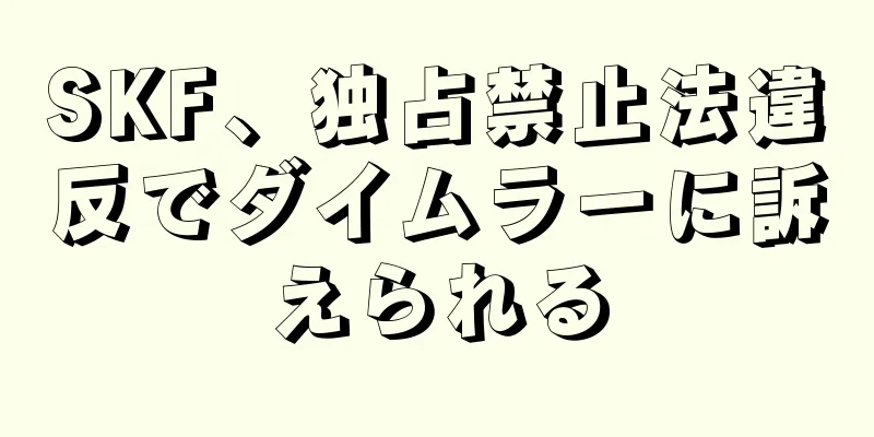 SKF、独占禁止法違反でダイムラーに訴えられる