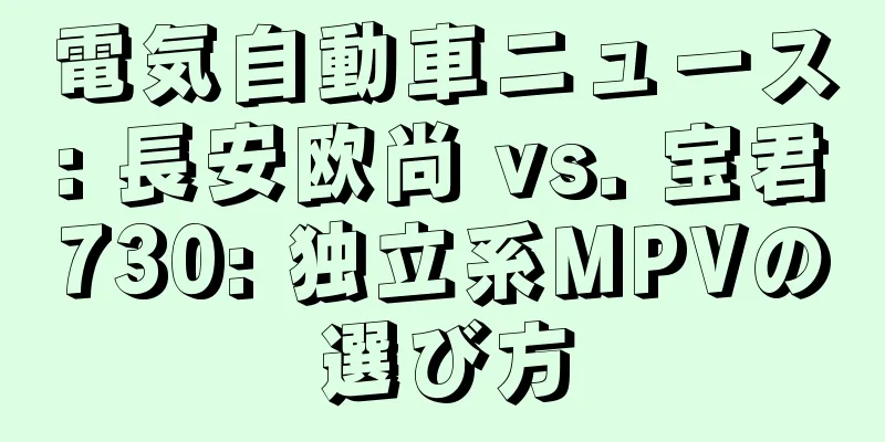 電気自動車ニュース: 長安欧尚 vs. 宝君730: 独立系MPVの選び方