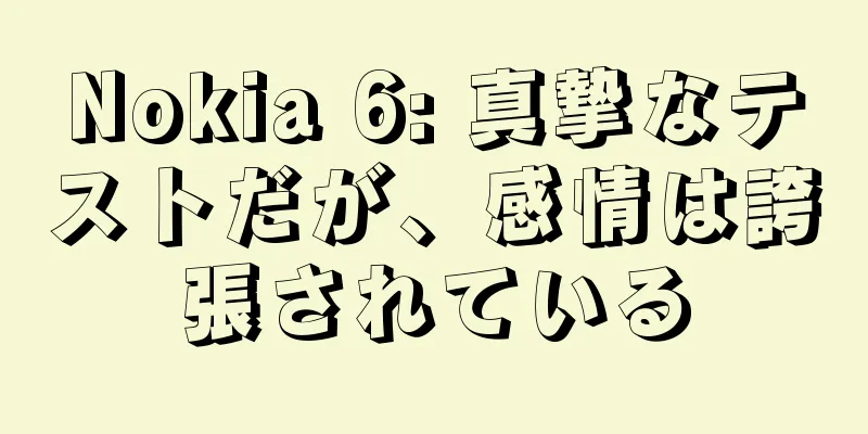 Nokia 6: 真摯なテストだが、感情は誇張されている