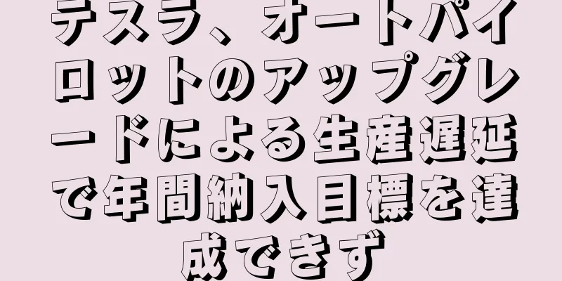 テスラ、オートパイロットのアップグレードによる生産遅延で年間納入目標を達成できず