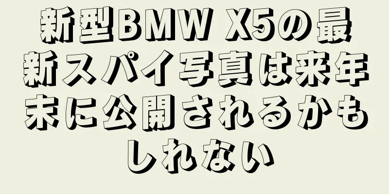 新型BMW X5の最新スパイ写真は来年末に公開されるかもしれない