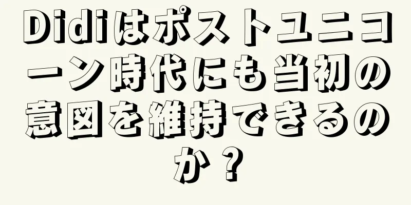 Didiはポストユニコーン時代にも当初の意図を維持できるのか？