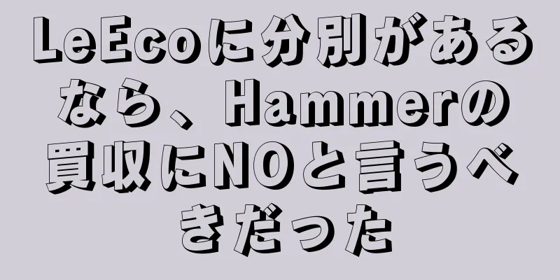 LeEcoに分別があるなら、Hammerの買収にNOと言うべきだった