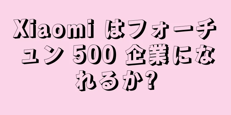 Xiaomi はフォーチュン 500 企業になれるか?
