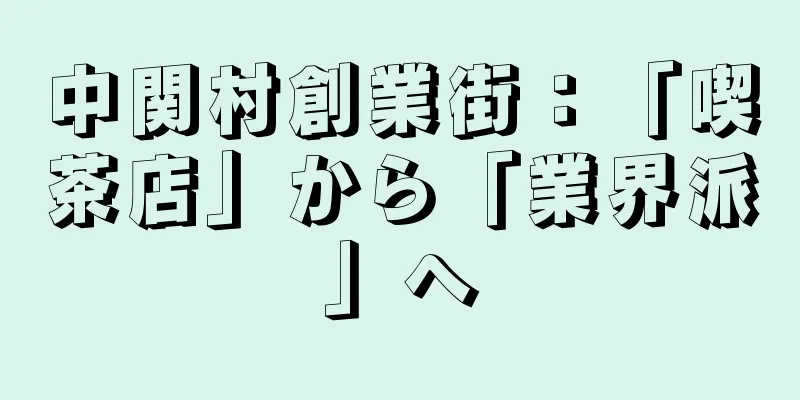 中関村創業街：「喫茶店」から「業界派」へ