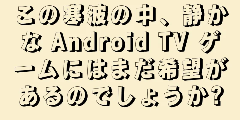 この寒波の中、静かな Android TV ゲームにはまだ希望があるのでしょうか?