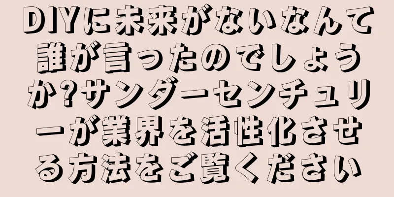 DIYに未来がないなんて誰が言ったのでしょうか?サンダーセンチュリーが業界を活性化させる方法をご覧ください