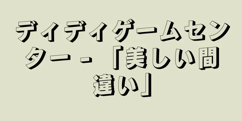ディディゲームセンター - 「美しい間違い」
