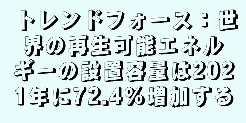 トレンドフォース：世界の再生可能エネルギーの設置容量は2021年に72.4％増加する