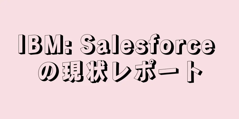 IBM: Salesforce の現状レポート