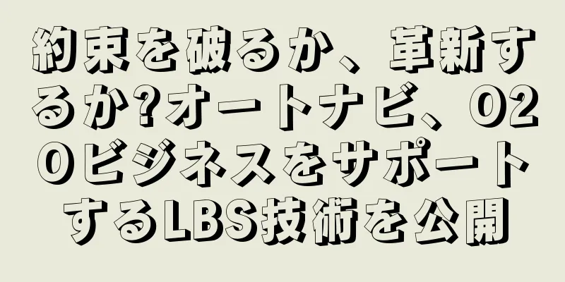 約束を破るか、革新するか?オートナビ、O2OビジネスをサポートするLBS技術を公開
