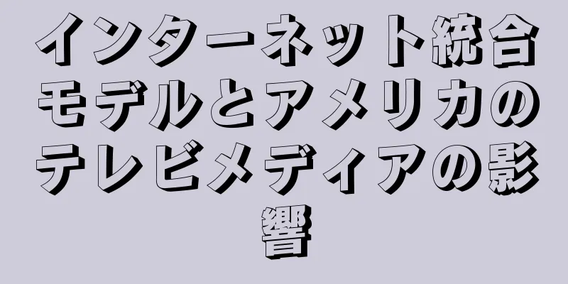 インターネット統合モデルとアメリカのテレビメディアの影響