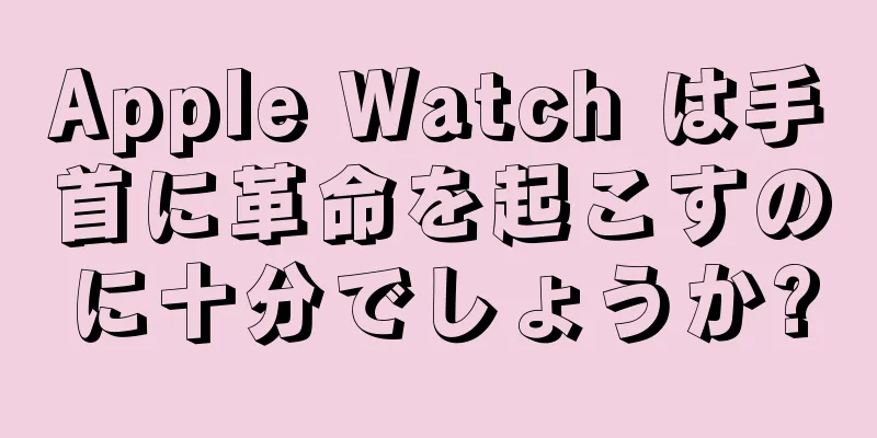 Apple Watch は手首に革命を起こすのに十分でしょうか?